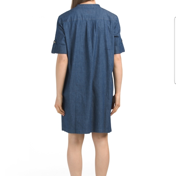 Wash Stretch Denim Dress 